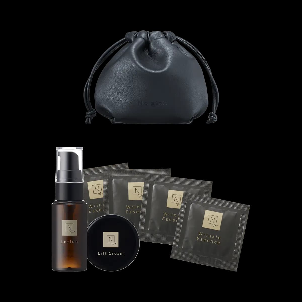 N organic Vie ローション・ハリクリーム スキンケア トライアルキット(オリジナルポーチ付き)