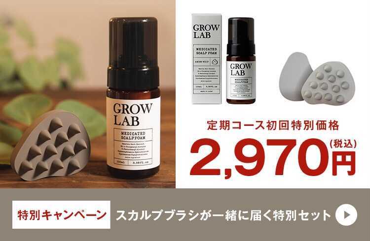 GROW LAB グロウラボ スカルプブラシ ミディアム ソフト - ブラシ